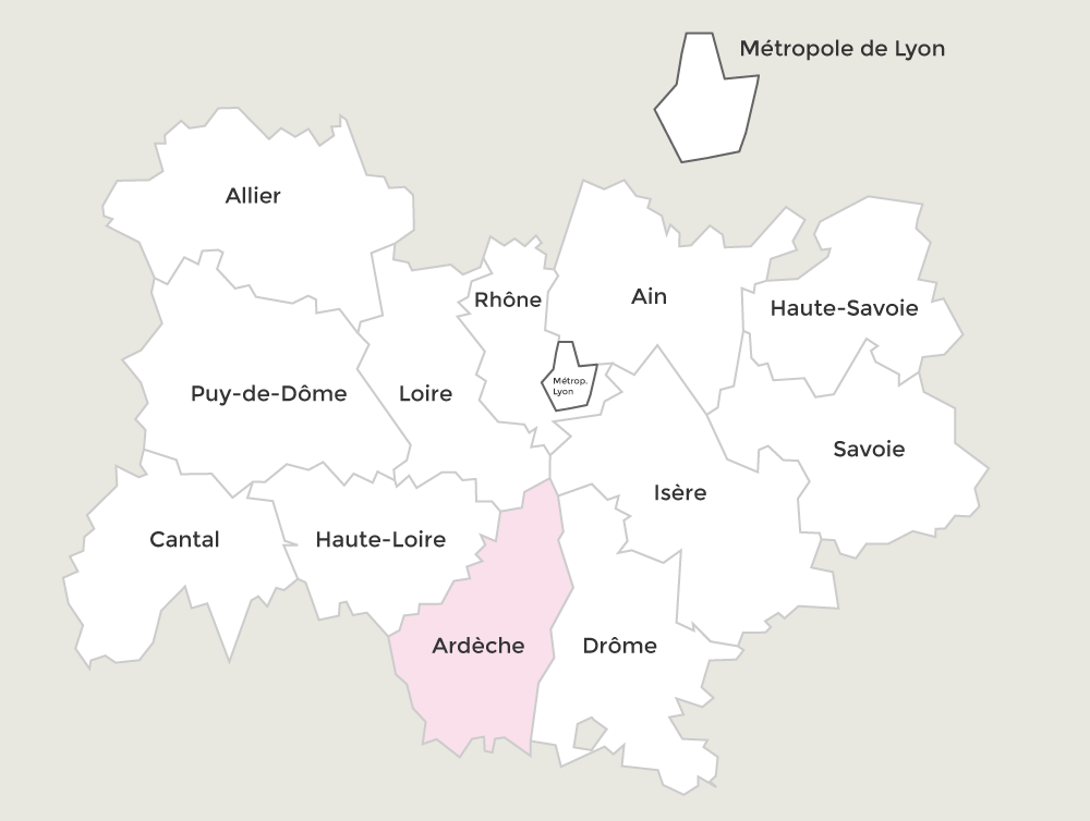Les conseillers régionaux de l'Ardèche