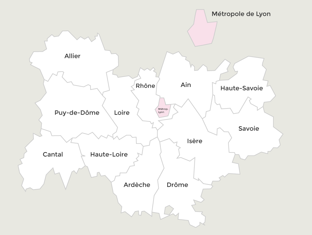 Les Conseillers régionaux de la Métropole de Lyon