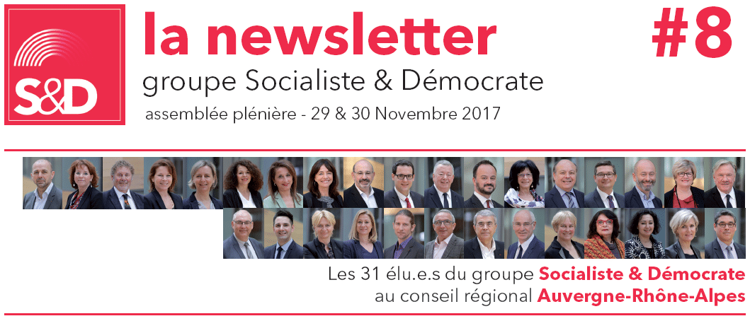 La Newsletter #8 – Retour sur l’Assemblée plénière des 29 et 30 Novembre 2017